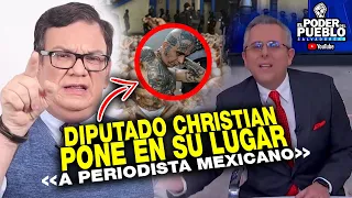 😱 DIPUTADO CHRISTIAN GUEVARA DE EL SALVADOR DEJA EN RIDICULO A PERIODISTA MEXICANO ANTI BUKELE