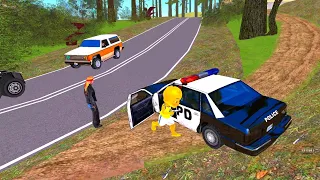 Aksi heroik Upin bantu pak polisi menangkap penjahat ‼️film gta sa ❤