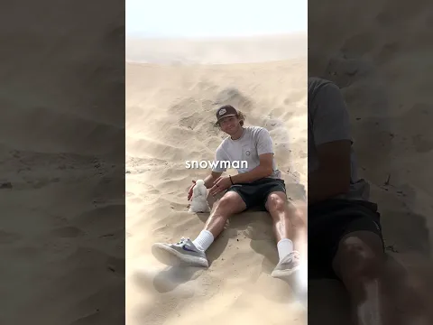 Having a Snowball Fight in the Desert