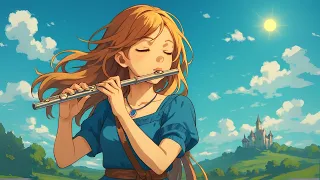 Calm Flute Medieval Music – Soft Ambient Soundscape / Peaceful Music for Reading, Sleep, Study
