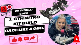 Come Build My D8 World Spec 1/8th Nitro Buggy! #racing #rc #cars #build #vlog #nitro