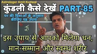 kundali Kaise Dekhe PART 85 - ग्रहों की दिशा का यह कारगर उपाय कीजिए फिर आपको मिलेगा धन और मान सम्मान