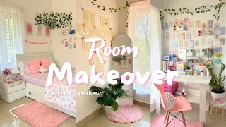 Aesthetic Room Makeover🌱🌸|| Pinterest Inspired + Cozy || Cuddle Cloud