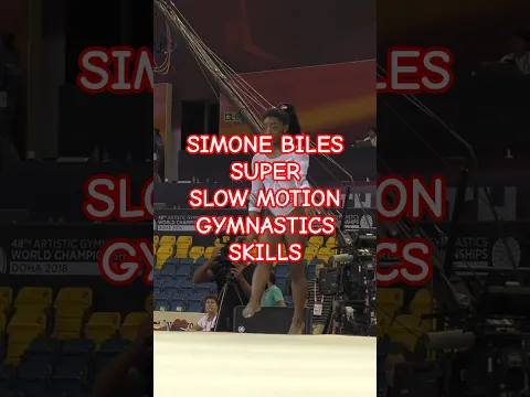 Simone Biles Super Slow Motion Gymnastics Skills #gymnasticflips