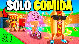🌭$0 a $100 SEXTILLONES SOLO con BRAINROTS de COMIDA!!🌭
