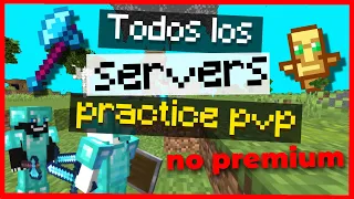 LOS MEJORES SERVERS para PRACTICAR PVP 1.20🪓 - No Premium y Premium | Diander☕