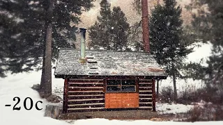 I Survived a -20C Night in this 1914 Miner’s Cabin