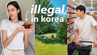 eating my favorite food that is ILLEGAL in korea 🇰🇷😨 culture shock & enjoying summer in canada 🇨🇦