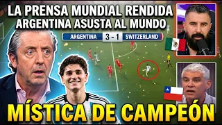 ¡OTRA VEZ ARGENTINA!" PERIODISTAS DEL MUNDO RENDIDOS AL GOLAZO DE JULIÁN ÁLVAREZ