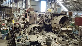 BARN FIND - Not Moved In 40 YEARS! Antique 1921 Rumely Model M Orchard Tractor - Irvin Baker Auction