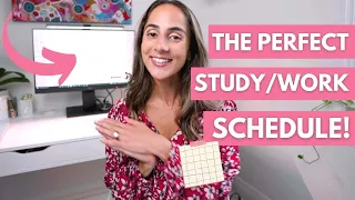 How To Create A Productive Work and Study Schedule / Time Management Tips!