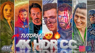 🔥Trending 4K HDR CC Video Editing In Alight Motion | Alight Motion Tuturiol | 4K EDITS