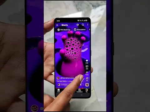 Wait For Mobile Magic tricks video with hand #shortsfeed#trending