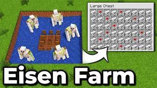 Minecraft - BESTE einfache Eisenfarm (1300+ Eisen) // Iron Farm - Tutorial 1.21