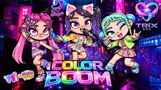 Debut Era Galxe de TRIX en Avatar World - Color Boom 🌈💥 Nueva Era K-Pop en Pazu ~ Eli se hace Gamer
