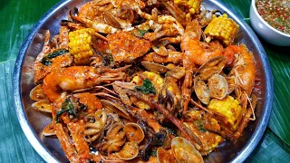 976 ทะเลถาด ทะเลแน่นๆ ต้องจัดเป็นถาด... Spicy Shrimp and mixed seafood