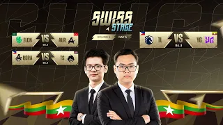 [Official Restream] M7 Swiss Stage (Day5) 💙 Burmese 🇲🇲 LIVE🔴