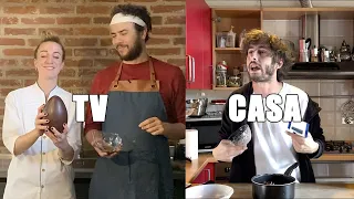 CUCINA in TV  vs CUCINA a CASA - [ UOVO PASQUA Feat. DALIA]