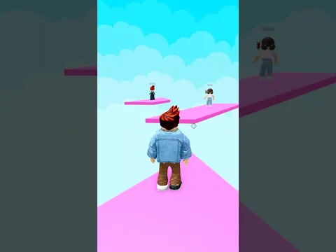 РОБЛОКС НО Я МОГУ ХОДИТЬ ТОЛЬКО ПО БЛОКАМ КОТОРЫЕ УКАЖЕТ ИГРА! #shorts