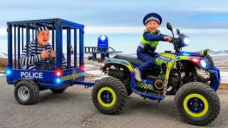 POLICE BOY SAVES THE CITY! 🚓 Escaped Prisoner ATV Chase | 30-Minute Compilation
