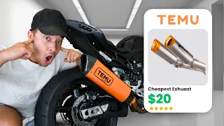 I Put A $20 TEMU Exhaust On My S1000RR