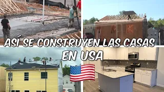 COMO SE CONSTRUYE UNA CASA EN ESTADOS UNIDOS 🇺🇸🏡 ASÍ SE INICIA UNA CONSTRUCCIÓN EN USA .