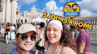 On a marché pendant 5 jours à Rome!