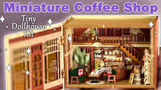 Miniature Coffee Shop DIY Dollhouse Kit