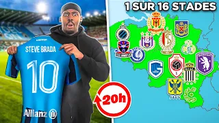 EST-CE QU'ON PEUT VISITER TOUS LES STADES DE FOOT DE LA DIVISION 1 BELGE EN MOINS DE 20 HEURES?