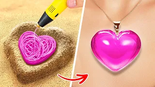 Sanattan Aksesuarlara 🎭 İnanılmaz Portre Çizimleri ve 3D Kalem DIY'ları