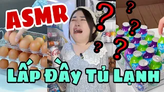 [ASMR] Thử Thách 1 Ngày Lấp Đầy Tủ Lạnh Mlem Mlem Và Cái Kết ||  Yến Nồi Cơm Điện