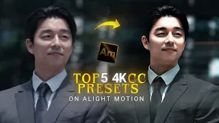 Top 5 4k CC Presets | On Alight Motion