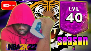 NBA 2K22 SEASONS 4 YEAR OF THE TIGER BIG LEVEL 40 STREAM JOIN MY PARK LET RUN IT UP