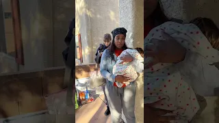 Single mother in need is blessed by police officers