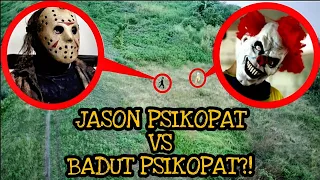 DRONE MENANGKAP SOSOK JASON PSIKOPAT VS BADUT PSIKOPAT😱 | PART 4 #TERSERAM