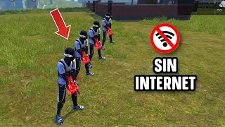 NOS HACEMOS PASAR SIN INTERNET CON EL NUEVO TRAJE😱 ASI REACCIONAN😂