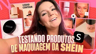 TESTANDO MAQUIAGENS DA SHEIN, FIQUEI SURPRESA! 😱