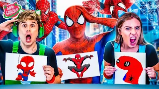 HOMEM ARANHA DERROTOU O GATO GALACTICO !!! | Batalha do Desenho Engraçado