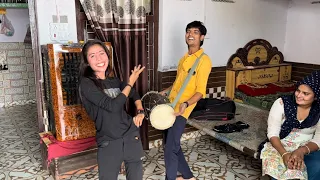 भूरा ढोलक के घर पर ही आ गई आज तो चाहने वाली फस गया भूरा bhura dholak|farmani Naaz