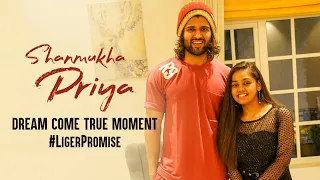 Shanmukha Priya Dream Come True Moment | Liger Singer Announcement | Vijay Deverakonda