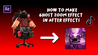 HOW TO MAKE A GHOST ZOOM EFFECT IN AFTER EFFECTS! || AEPIGGY