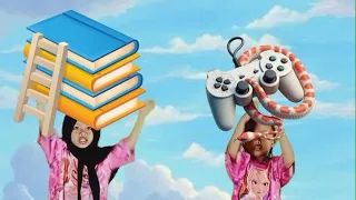 Pilih belajar 📚 atau pilih main game 🎮