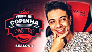 ⚡SEGUNDO DIA DE CAMP, WEEDZÃO, KAUET, FX DEUSA, ZANGADO7X, DINI | FREE FIRE AO VIVO | EL CASTRO | ⚡