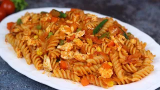 ঘরোয়া উপকরনে স্পাইসি মাসালা পাস্তা ॥ Pasta Recipe Bangla ॥ Spicy Egg Pasta ॥ Pasta recipe