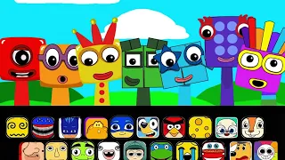 MY all SPRUNKI OC -  One, Two, Three, Four, Five, Six, Seven, Eight, Nine (from Numberblocks)