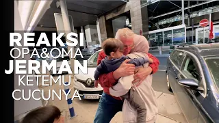 REAKSI OPA OMA JERMAN PERTAMA KALI LIHAT CUCU