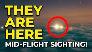 Light orbs spotted in the sky during Chicago to Newark flight, USA