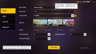 🔴 Buổi 29 | Trực Tiếp: Ao Làng Free Fire Top 1 = 566 Kim Cương