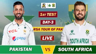 PAKISTAN vs SOUTH AFRICA TEST MATCH LIVE| PAK vs SA LIVE SCORES & COMMENTARY