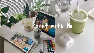 💫Studio Ghibli Scene نصائح و خطوات مهمة في التلوين بالألوان المائية
